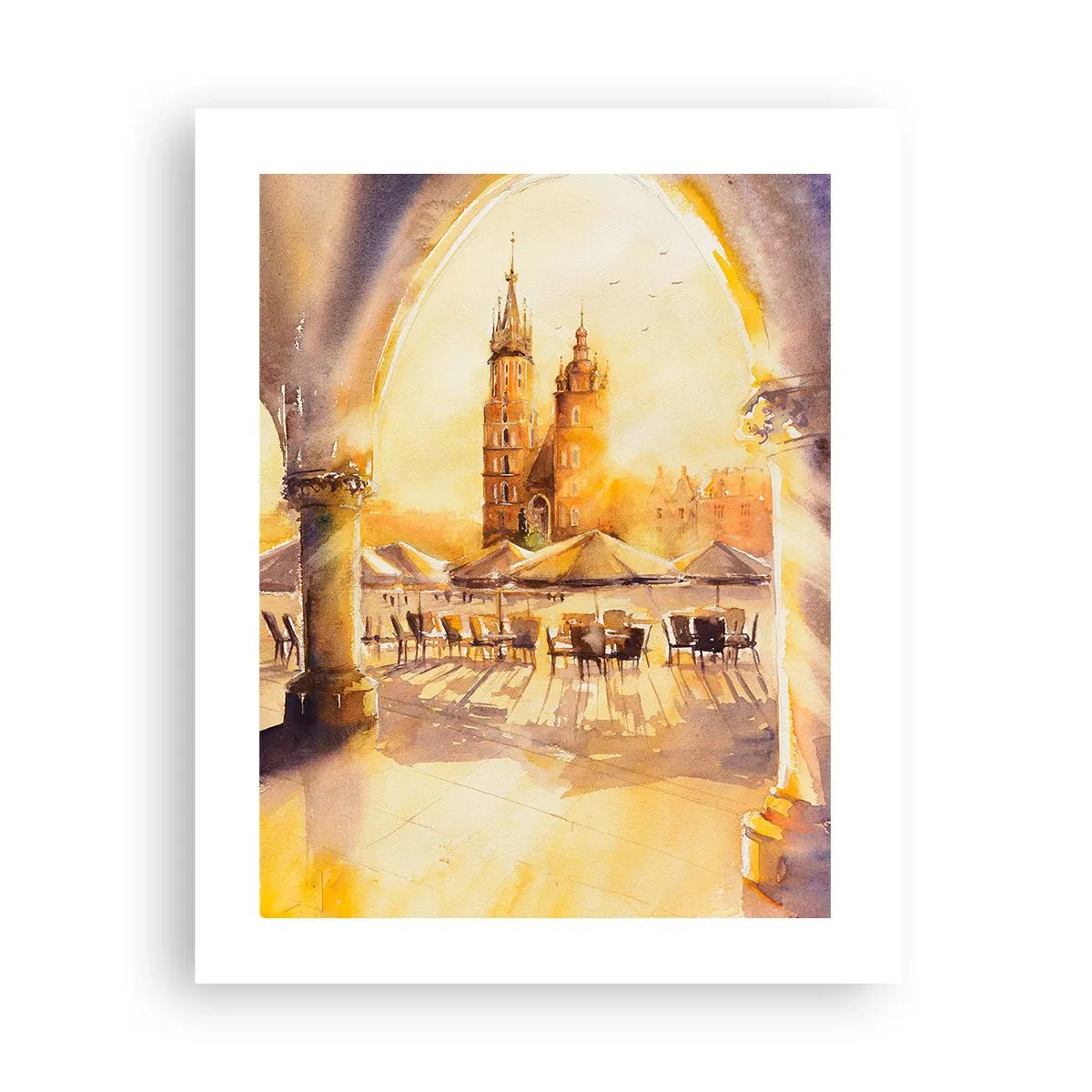 Poster - Răsărit în Cracovia - 40x50 cm