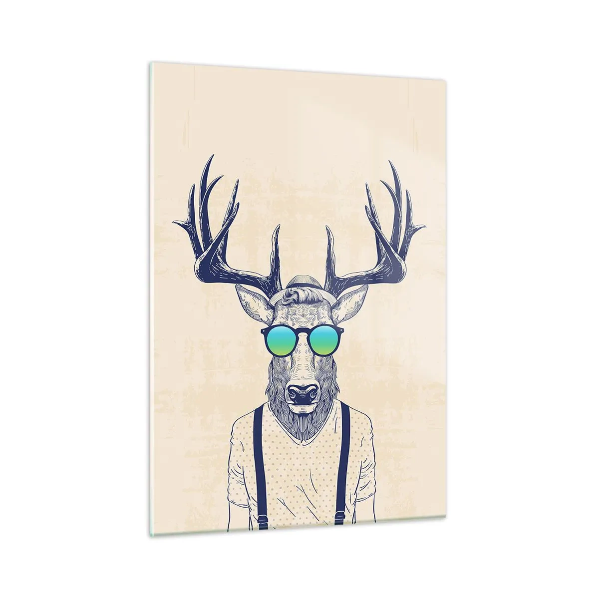 Tablou pe sticlă - Și la cine te așteptai? - 50x70 cm