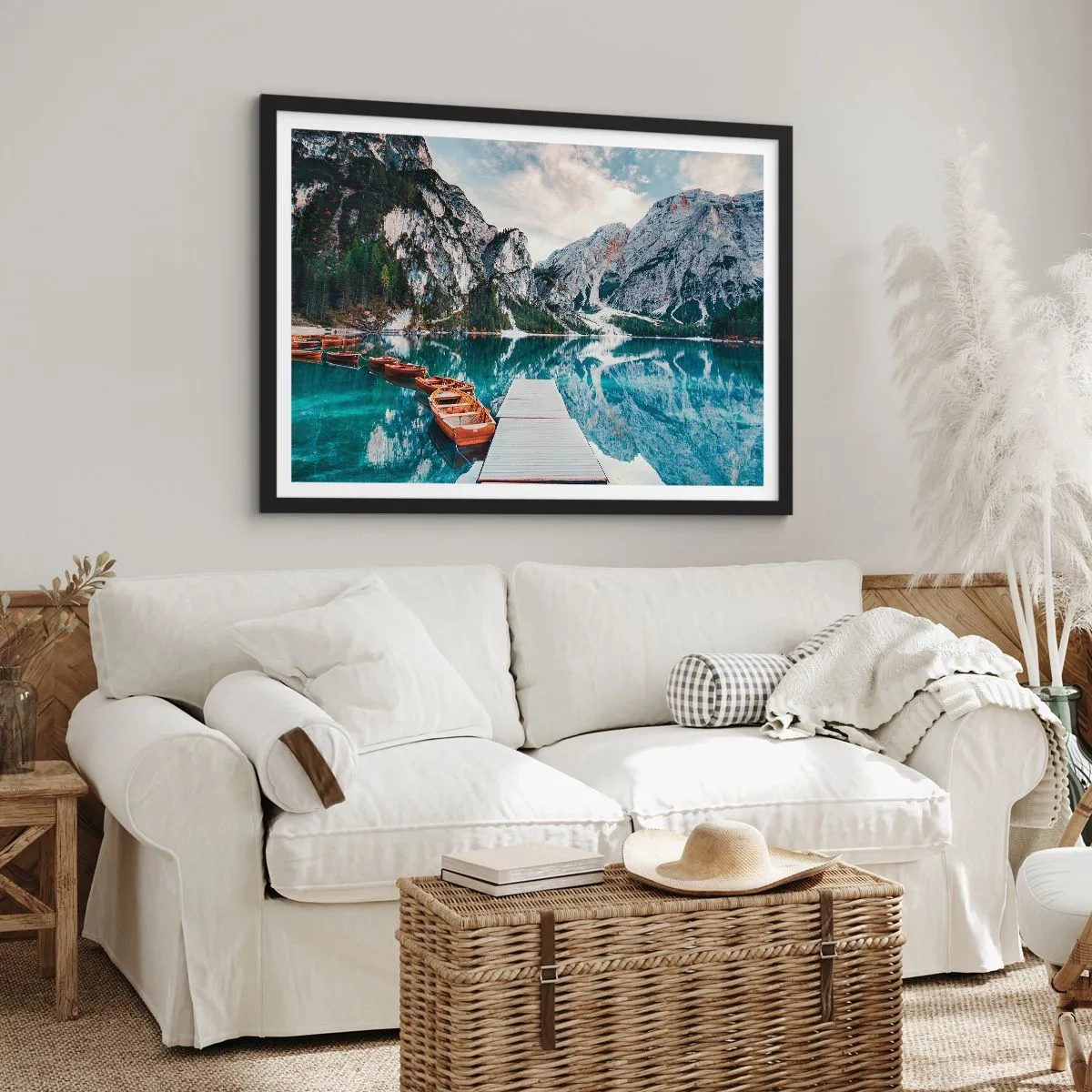 Poster în ramă neagră - Îți vom arăta frumusețea - 91x61 cm