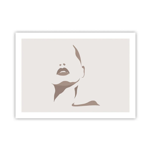 Poster - Creată din lumină și umbră - 70x50 cm