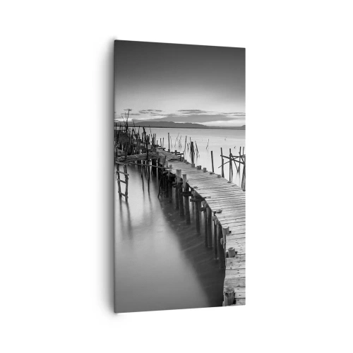 Tablou pe pânză - Liniștea unui țărm uitat - 65x120 cm