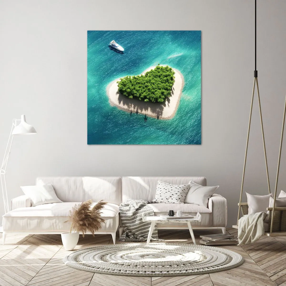 Tablou pe pânză - Iubesc vara - 50x50 cm