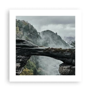 Poster - Aventura este pe cale să înceapă - 40x40 cm