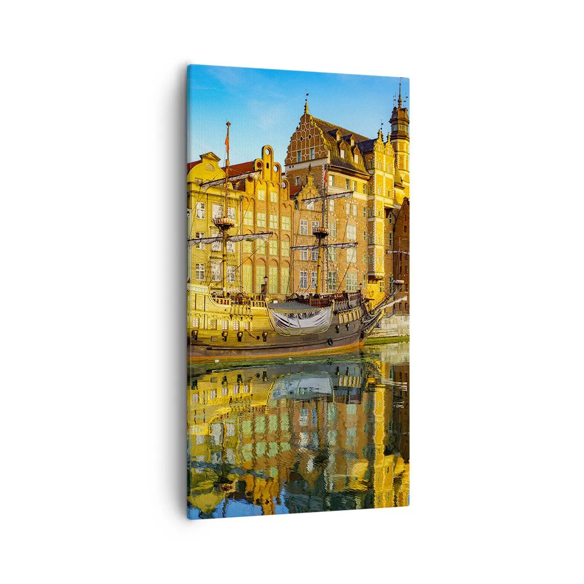 Tablou pe pânză - Trecutul în oglindă - 55x100 cm