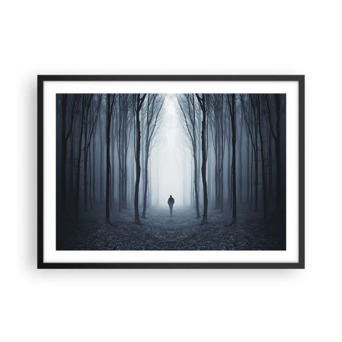 Poster în ramă neagră - Și totul este simplu și clar - 70x50 cm