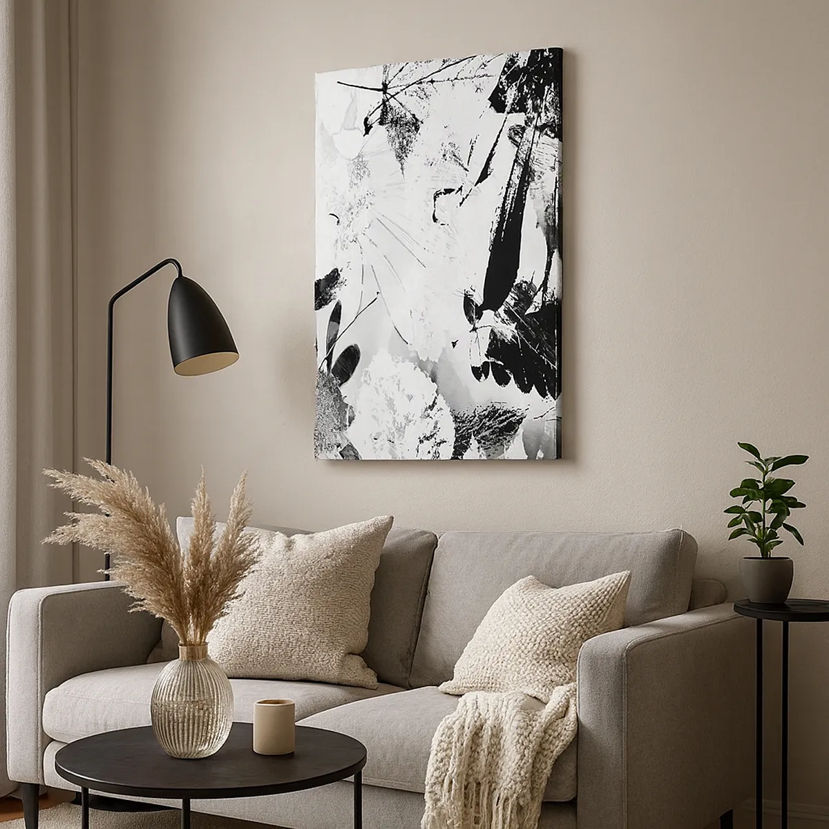 Tablou pe pânză - Toamna în negativ - 50x70 cm