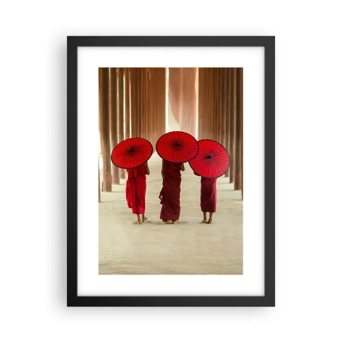 Poster în ramă neagră - Pe drumul spre Tărâmul Pur - 30x40 cm