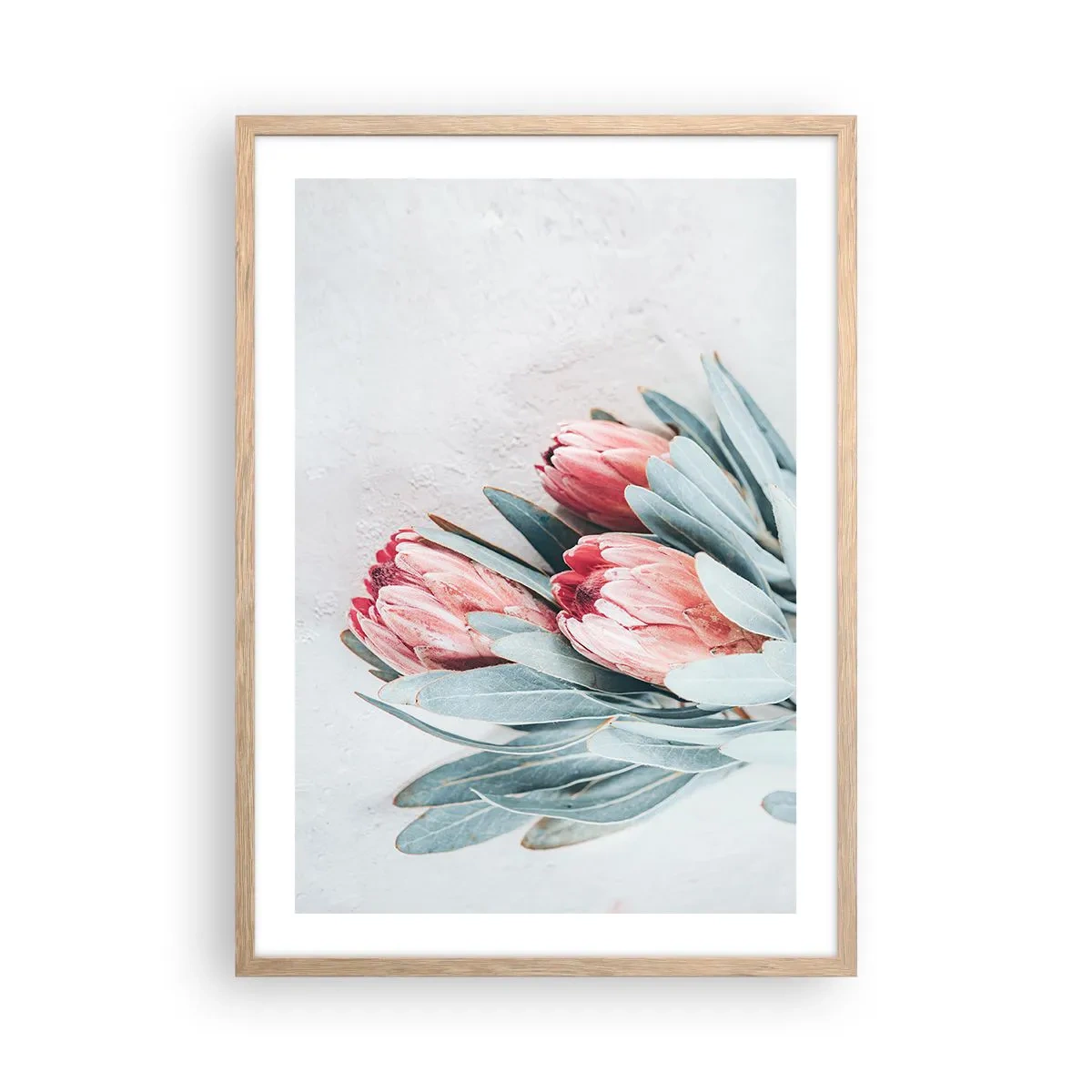 Poster în ramă de stejar deschis - Rușinate de propria lor frumusețe - 50x70 cm