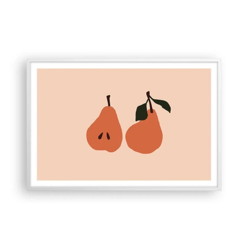 Poster în ramă albă - Dulceața în sine - 91x61 cm