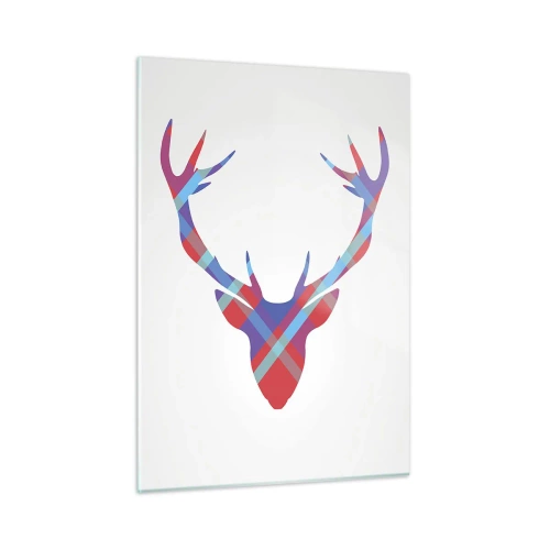 Tablou pe sticlă - Cerb scoțian - 50x70 cm