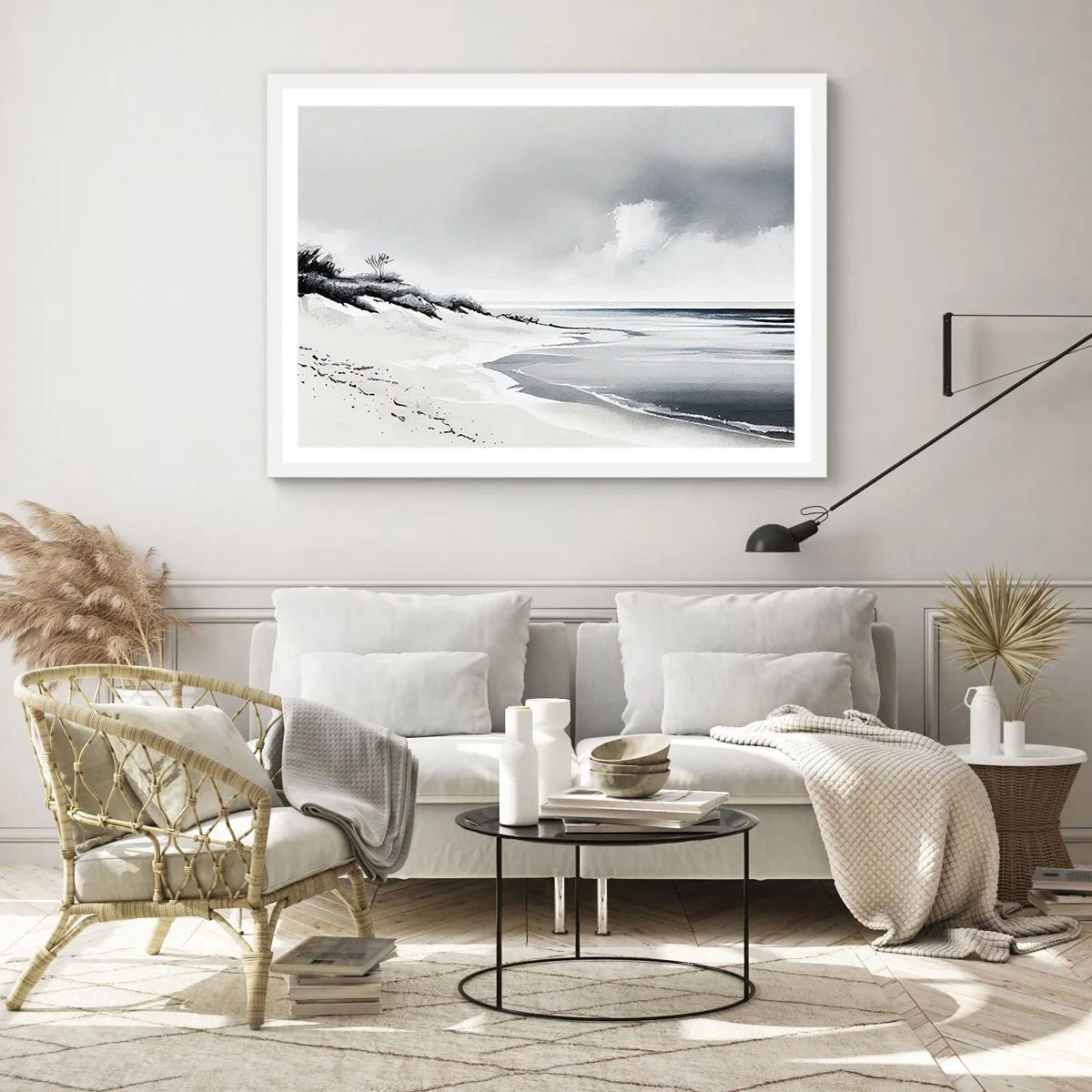 Poster în ramă albă - Întotdeauna împreună - 40x30 cm