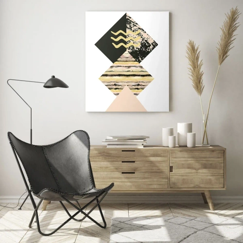 Tablou pe sticlă - Aparent simplu - 70x100 cm