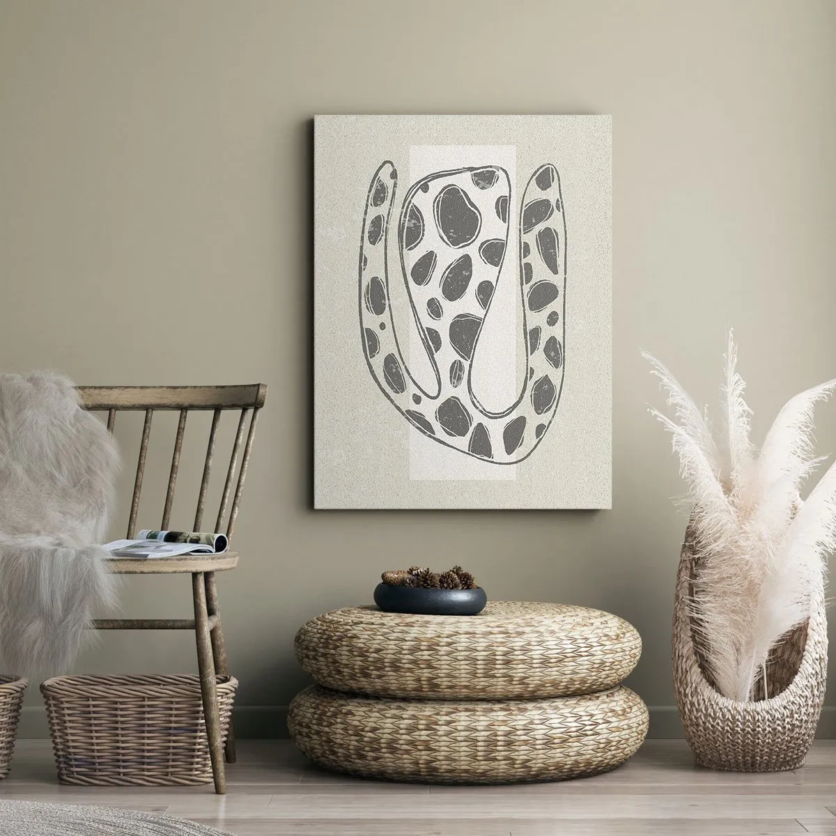 Tablou pe pânză - O creatură bizară - 65x120 cm