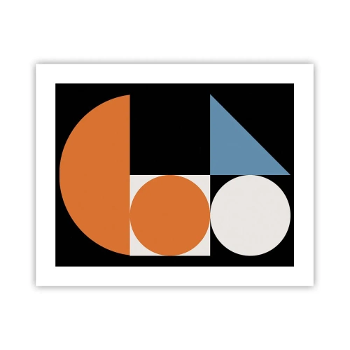Poster - Sistem de figuri - 50x40 cm