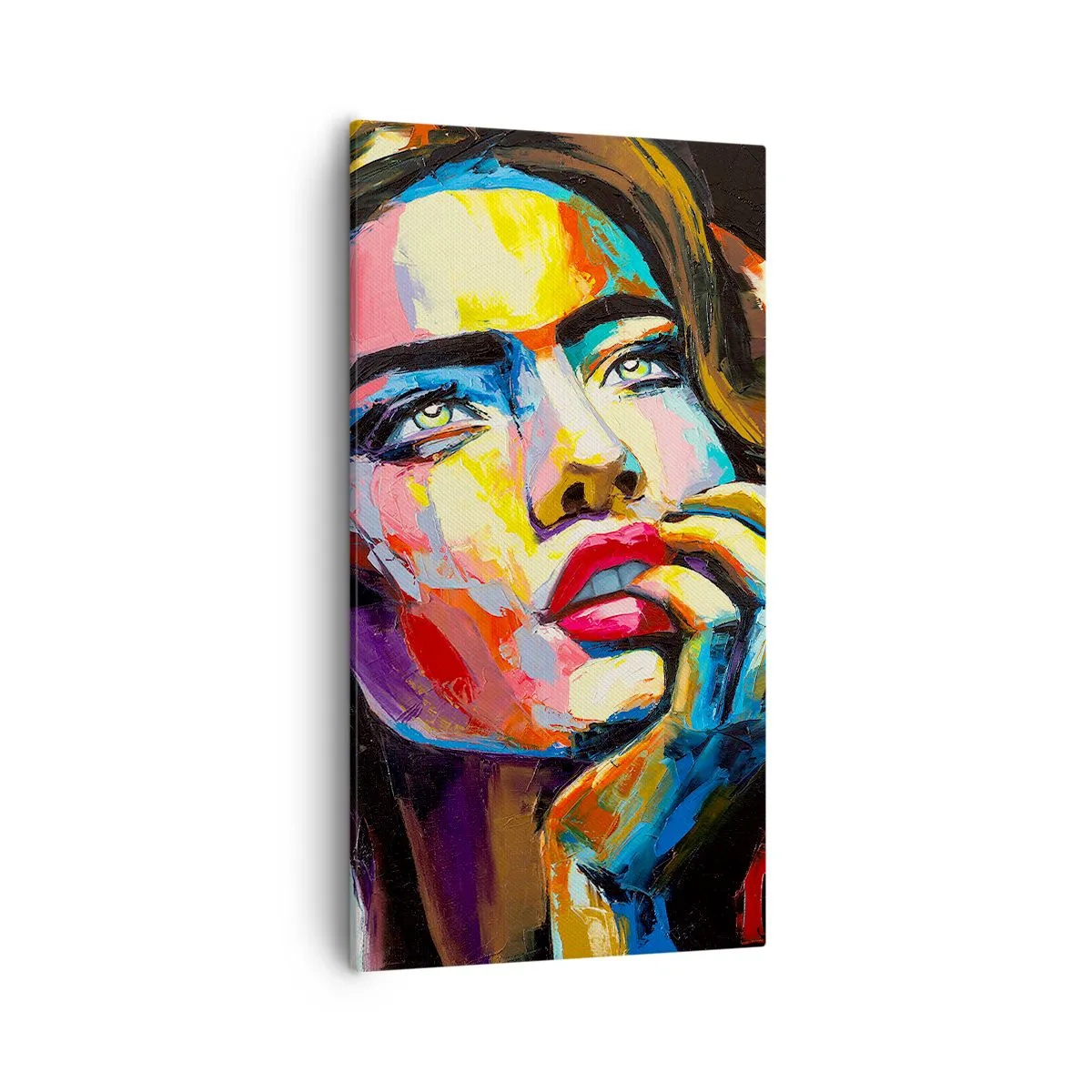 Tablou pe pânză - Visele ca niște păsări se înalță pe cer - 55x100 cm