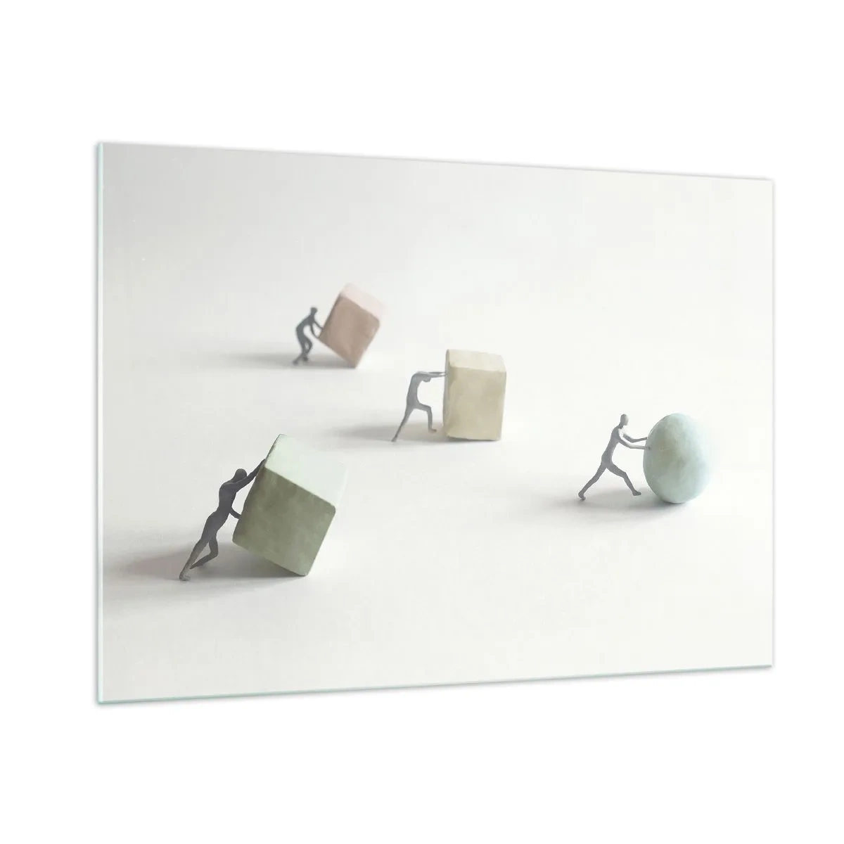 Tablou pe sticlă - Viața însăși - 100x70 cm