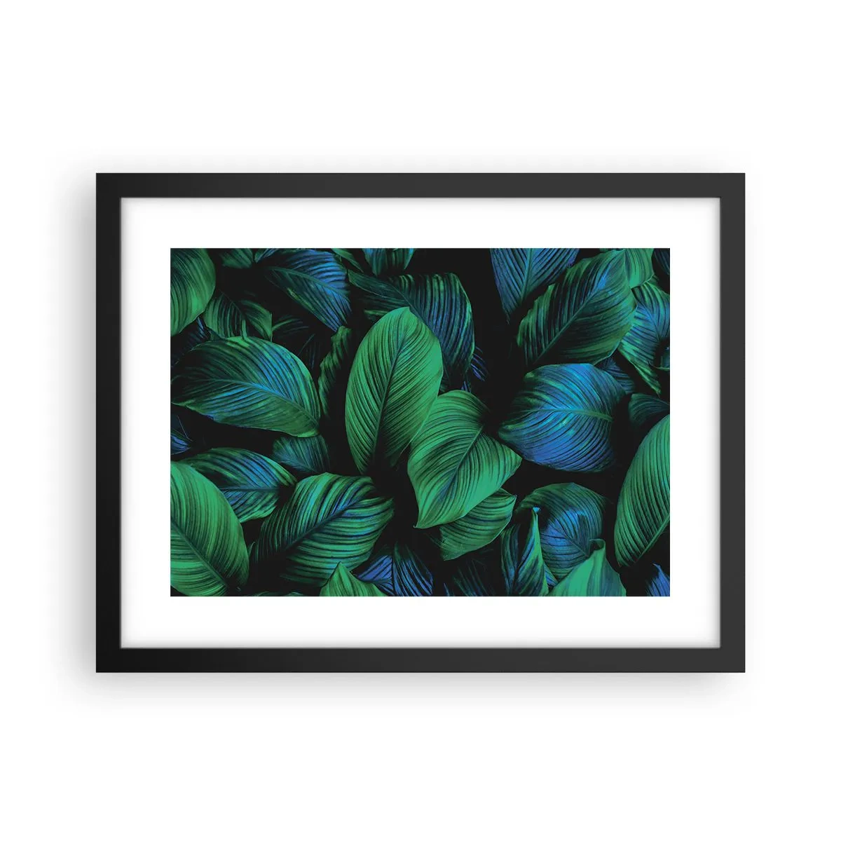 Poster în ramă neagră - Traficul verde - 40x30 cm