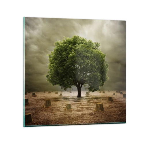 Tablou pe sticlă - Toate speranțele - 30x30 cm