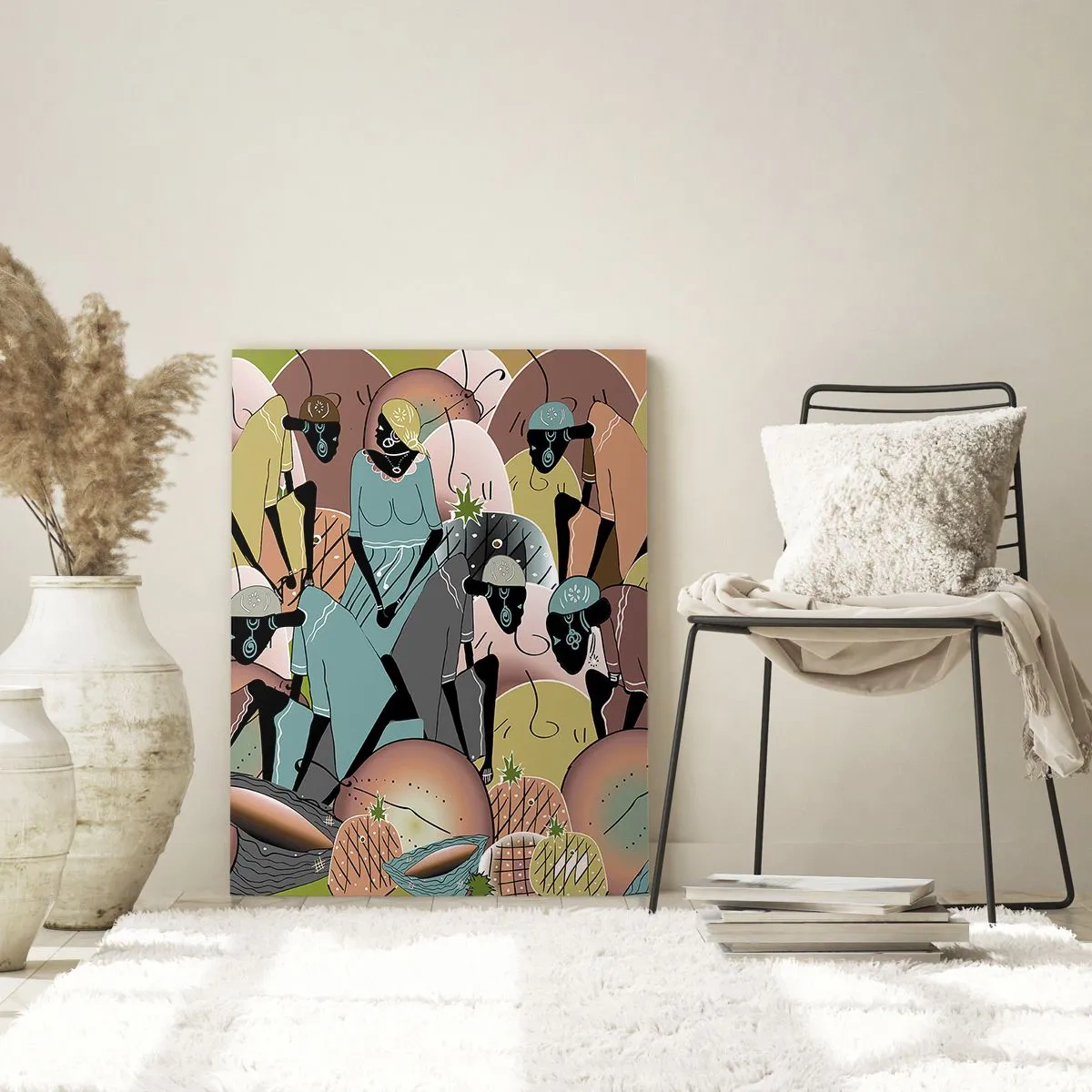 Tablou pe sticlă - Sărbătoarea cea mare se apropie - 50x70 cm