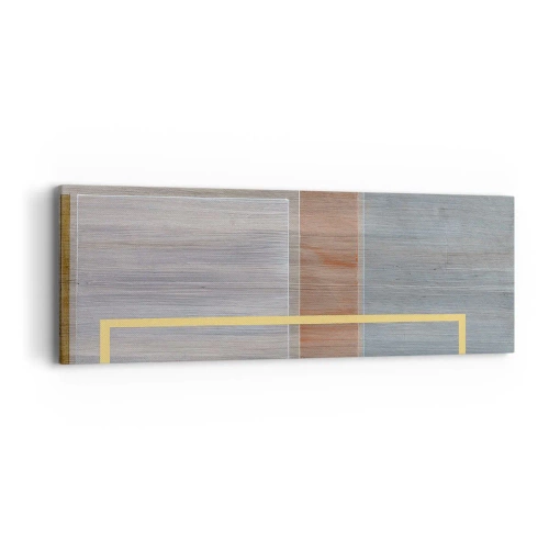 Tablou pe pânză - Drept și liniștit - 90x30 cm