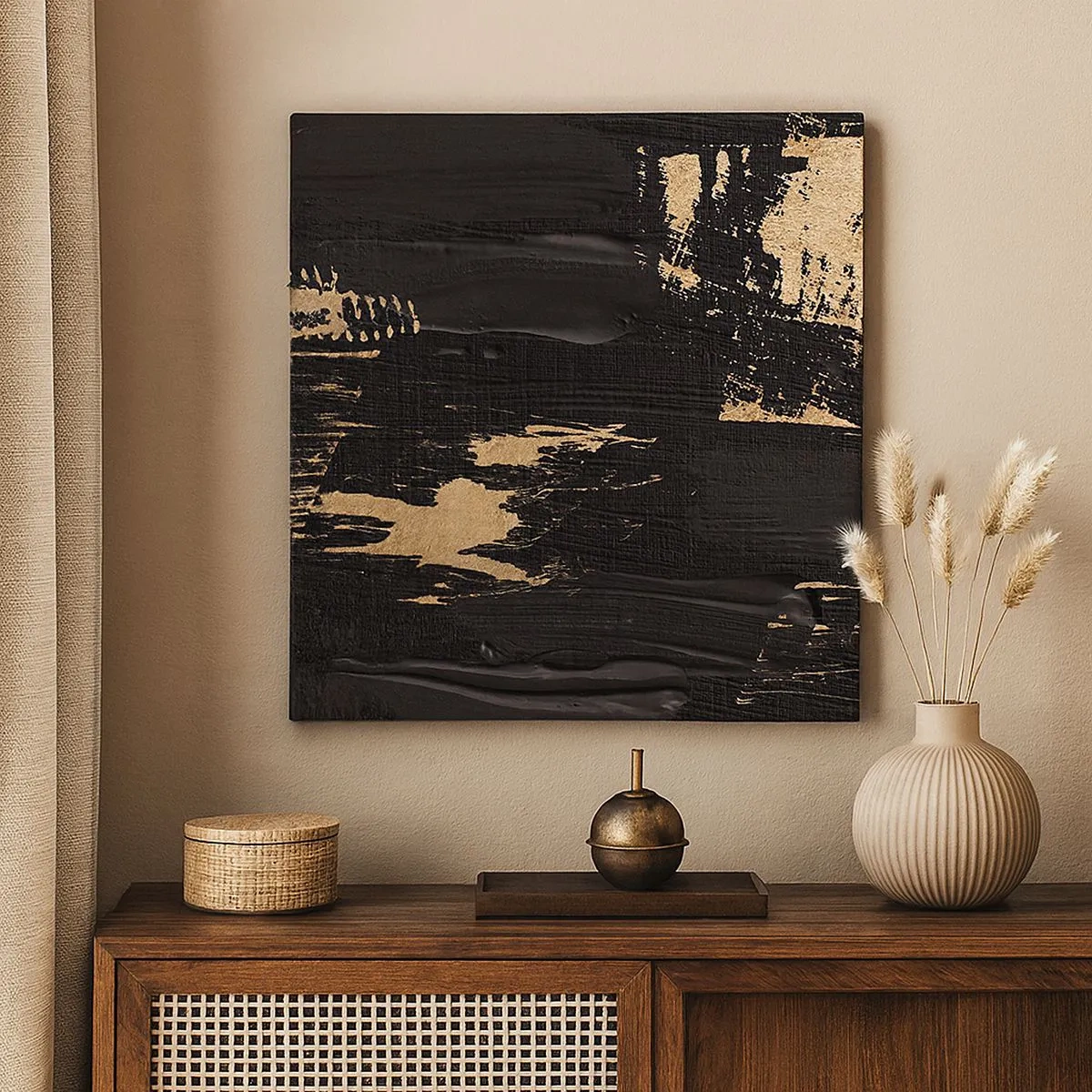 Tablou pe pânză - O urmă de atingere - 30x30 cm