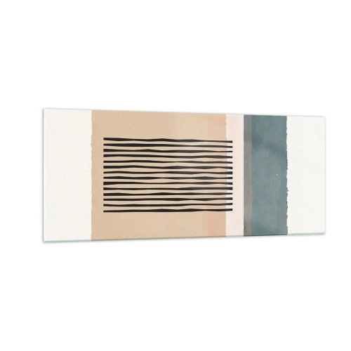 Tablou pe sticlă - Totul este în regulă - 100x40 cm