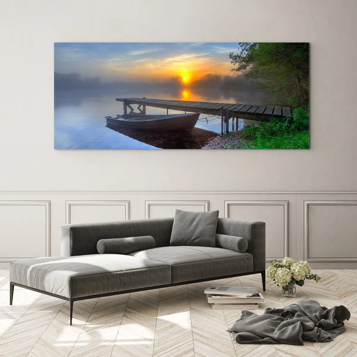 Tablou pe sticlă - Cum se transformă obișnuitul în magic - 160x50 cm