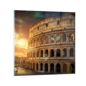 Tablou pe sticlă - Impresie colosală - 30x30 cm