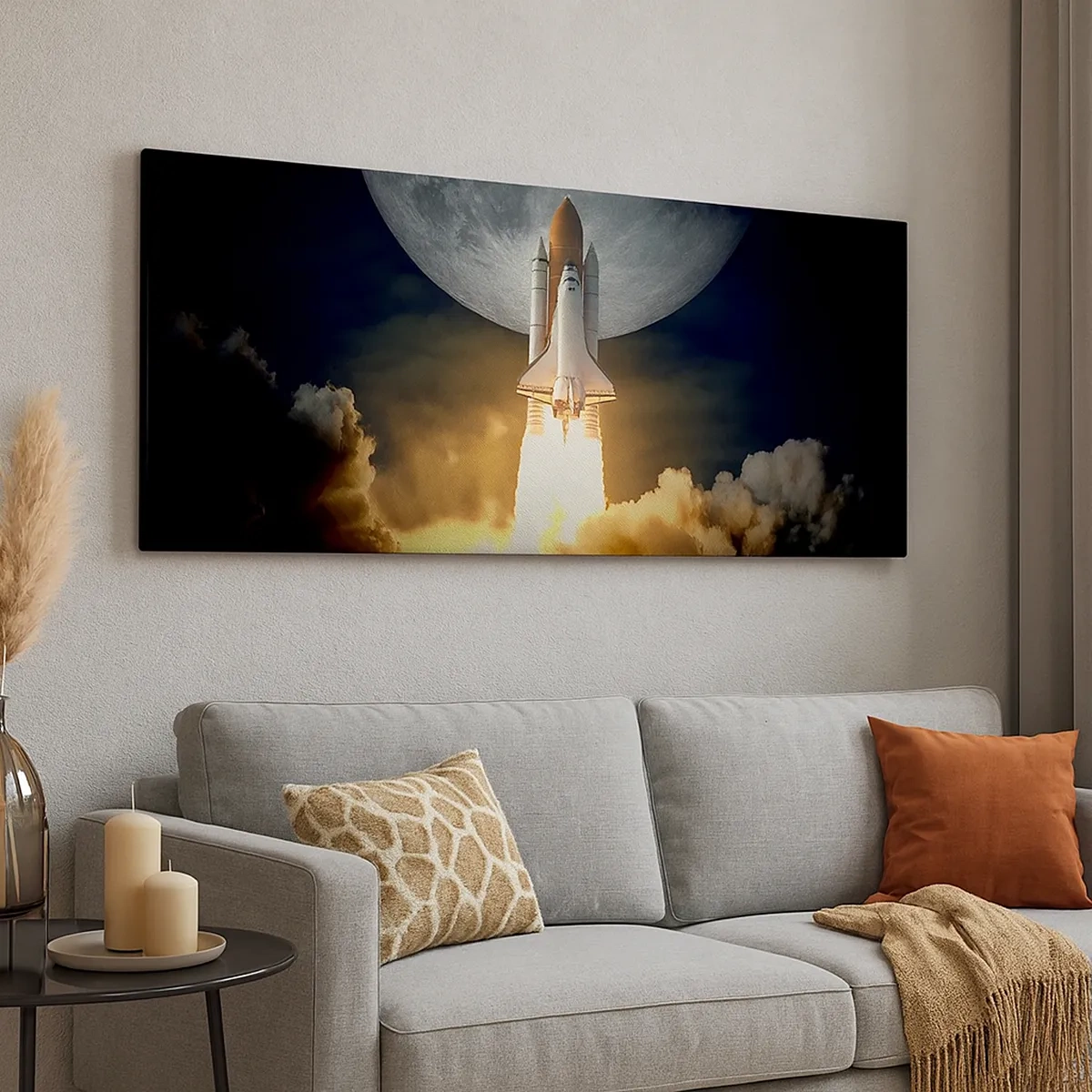 Tablou pe pânză - Începutul unei aventuri nepământene - 30x30 cm