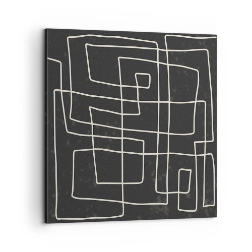 Tablou pe pânză - Nu atât de simplu - 60x60 cm