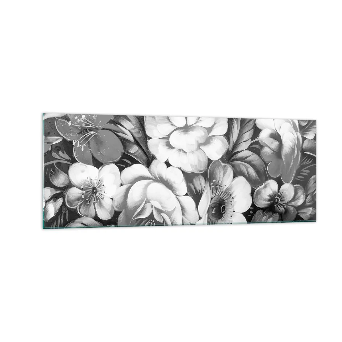 Tablou pe sticlă - Frumoase chiar și în gri - 140x50 cm