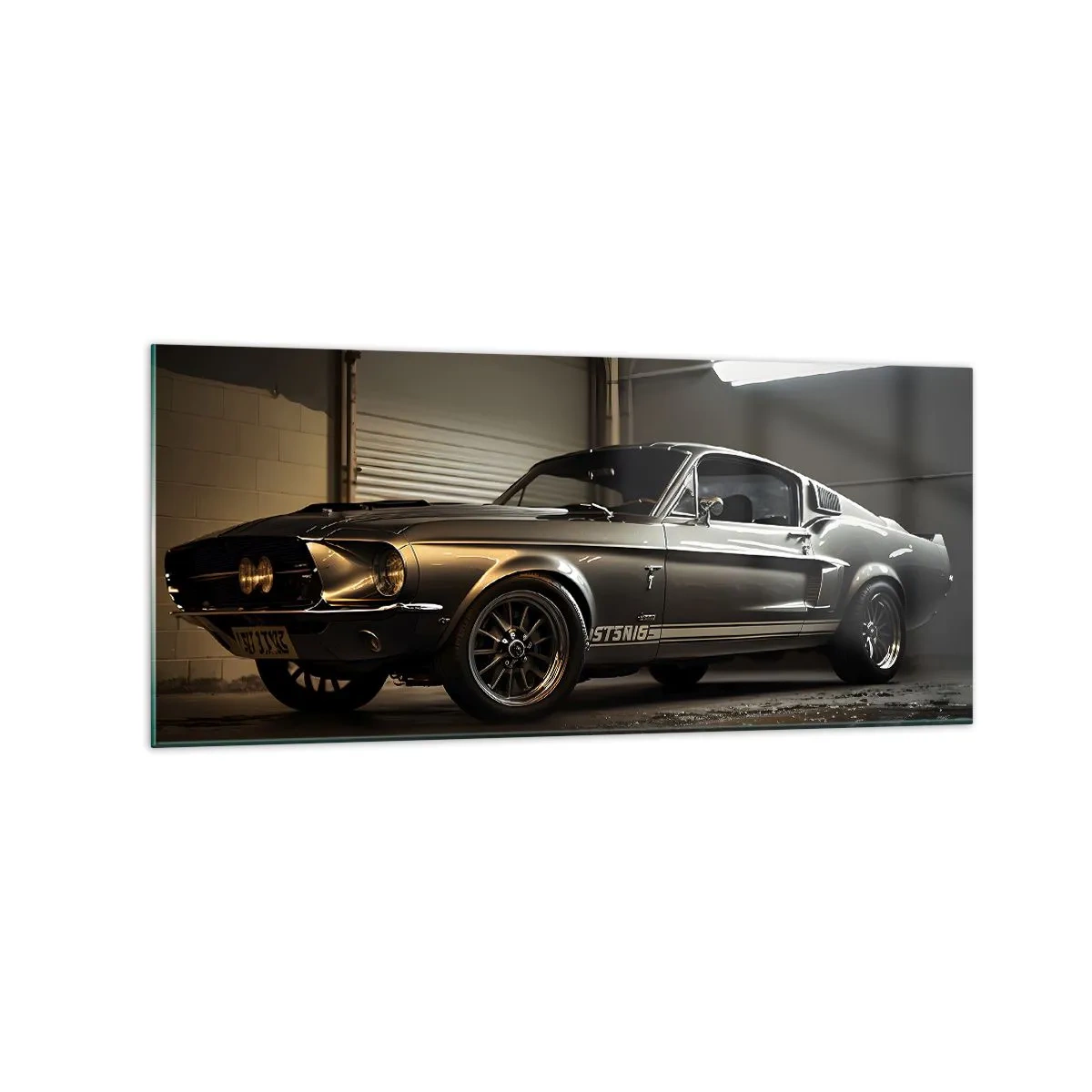 Tablou pe sticlă - Înapoi în trecut - 120x50 cm