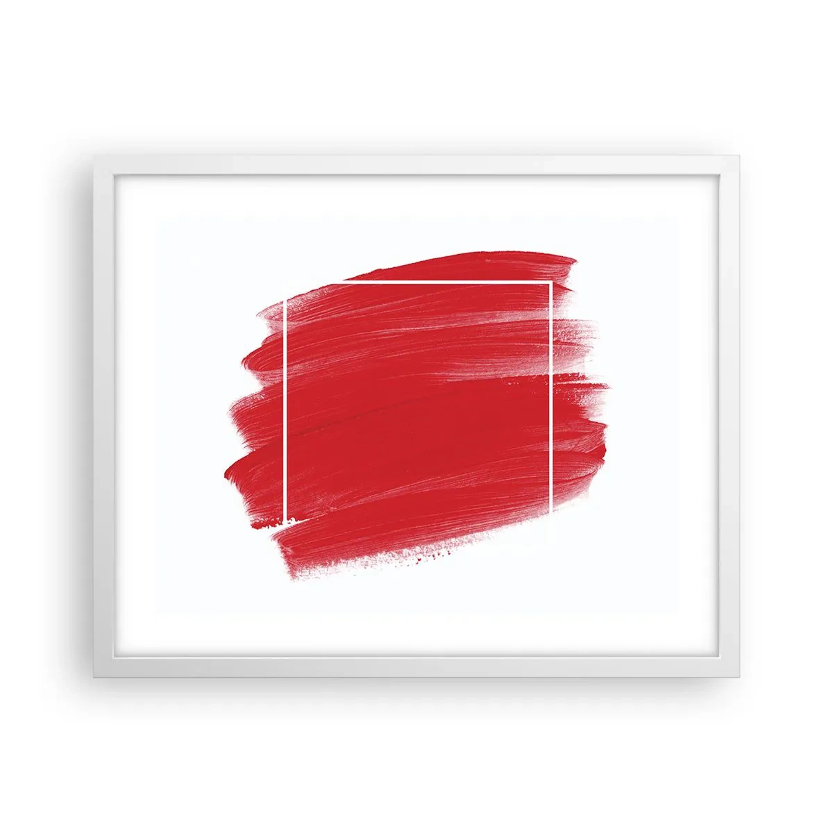 Poster în ramă albă - În afara cadrului - 50x40 cm