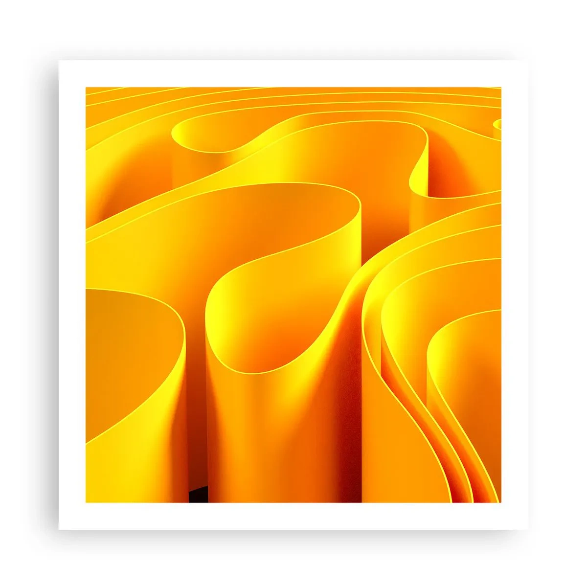 Poster - Ca niște valuri de soare - 60x60 cm