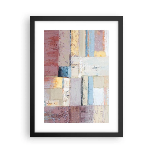 Poster în ramă neagră - Liniștea geometriei - 30x40 cm