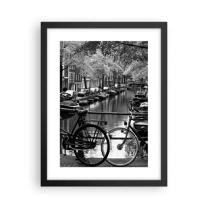 Poster în ramă neagră - O perspectivă foarte olandeză - 30x40 cm