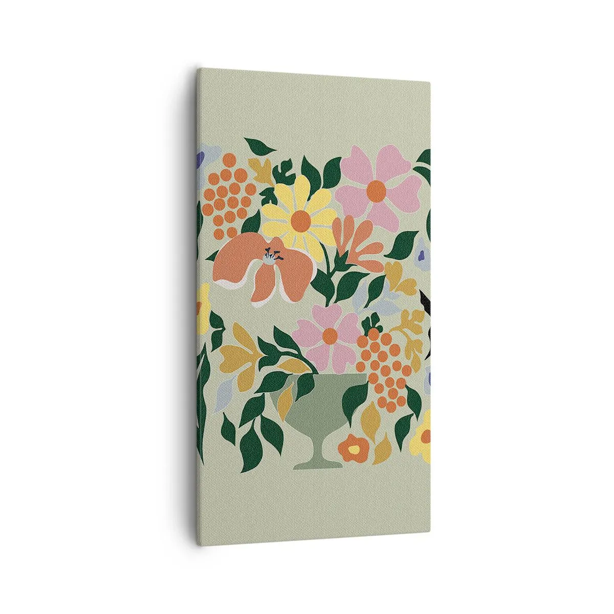 Tablou pe pânză - Buchet plin de viață - 55x100 cm