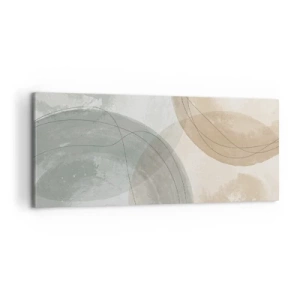 Tablou pe pânză - Întrepătrunderea lumilor - 100x40 cm