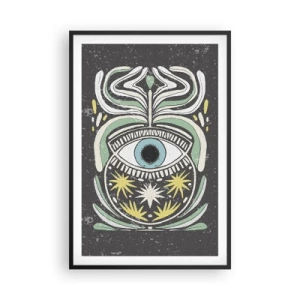 Poster în ramă neagră - Ritualuri tribale - 61x91 cm