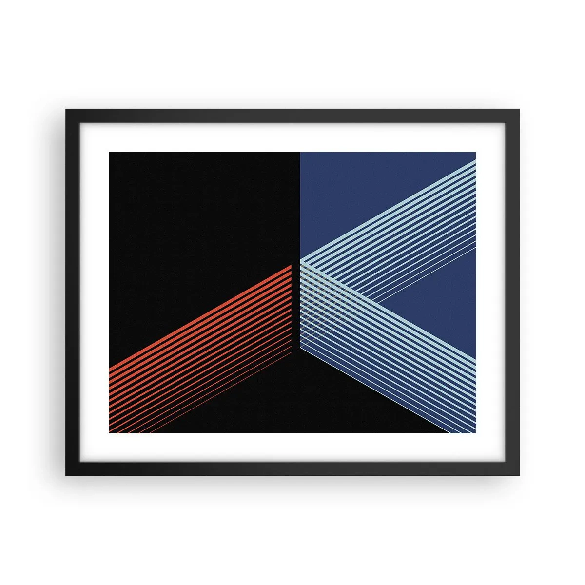 Poster în ramă neagră - O poveste simplă - 50x40 cm