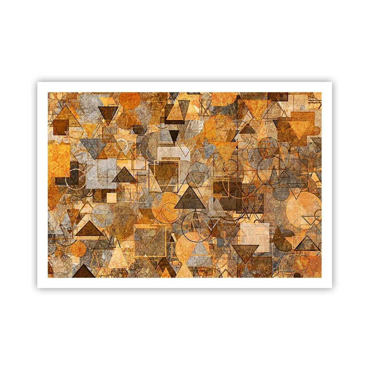 Poster - Lumea băgată în formă - 100x70 cm