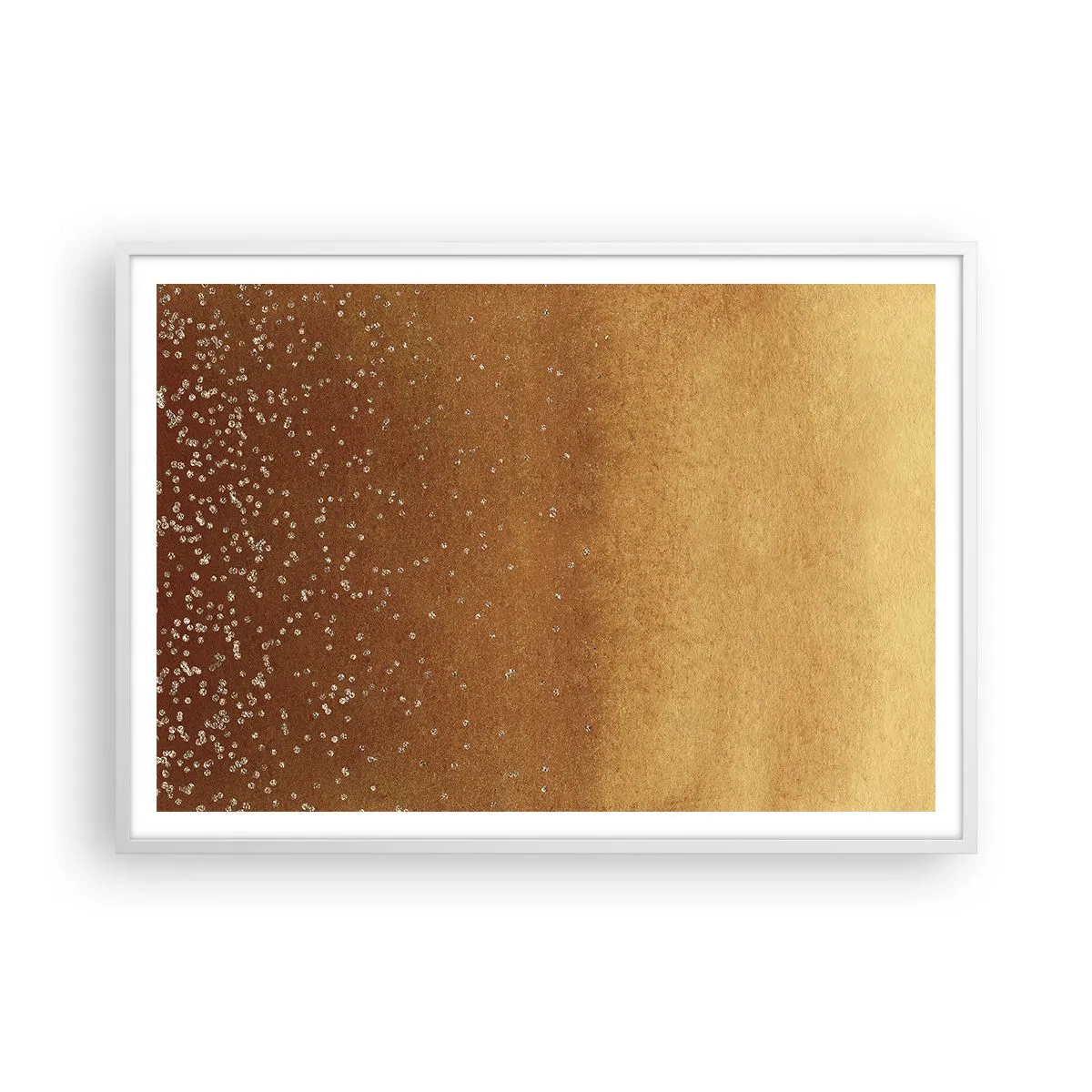 Poster în ramă albă - Nașterea luminii - 100x70 cm