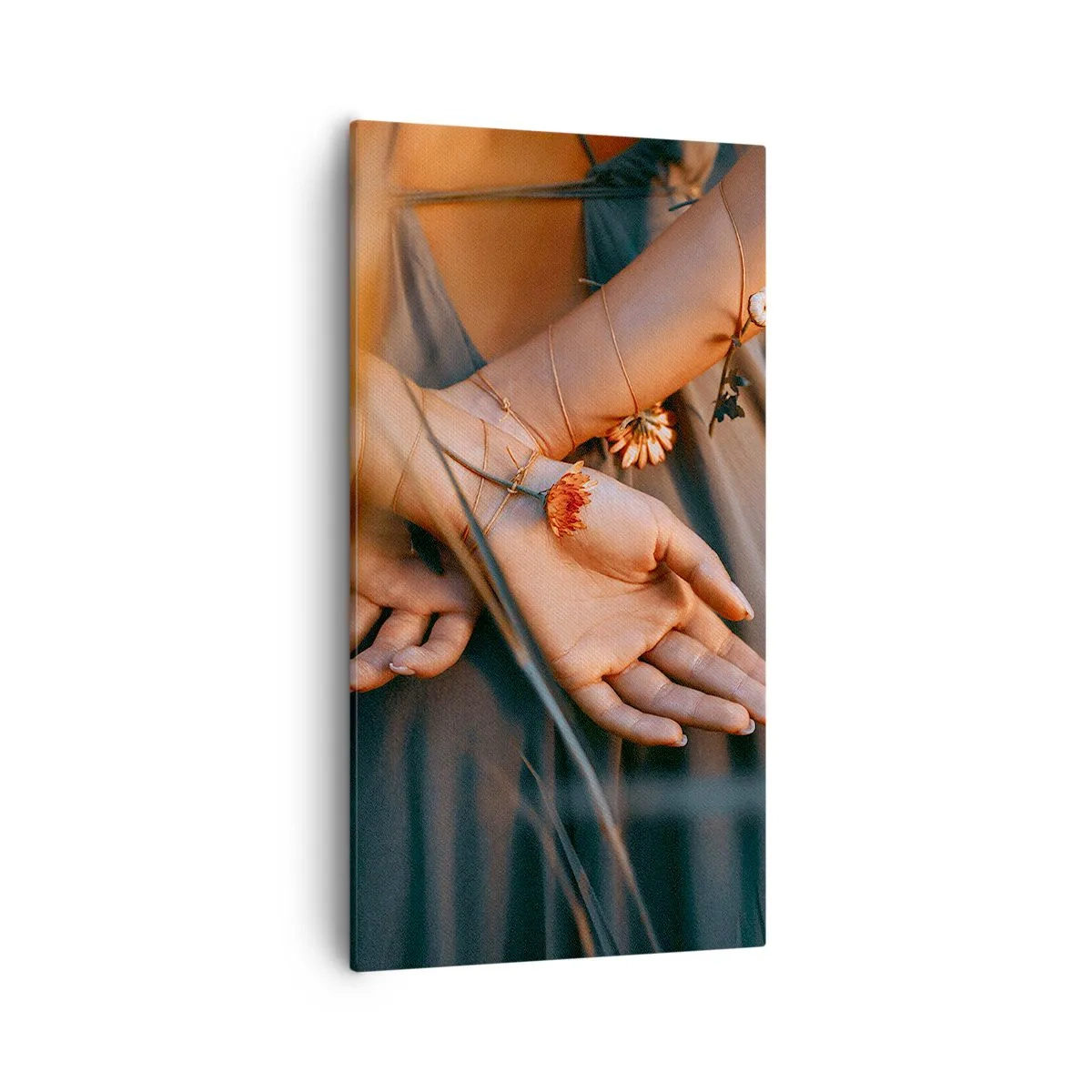 Tablou pe pânză - Legată de natură - 55x100 cm