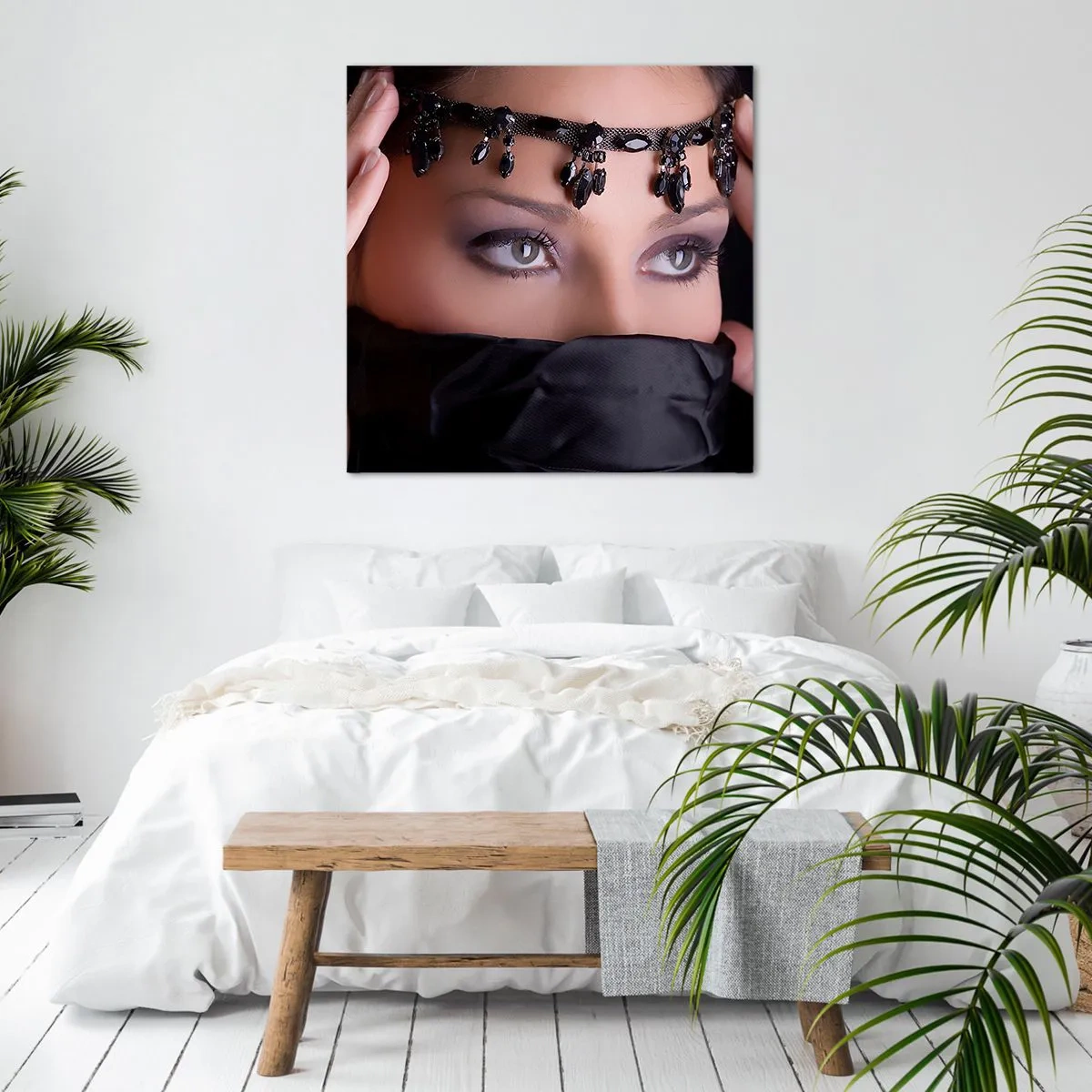 Tablou pe pânză - Mister oriental ispititor - 60x60 cm