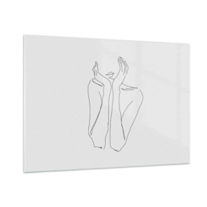 Tablou pe sticlă - La ce visează fetele - 100x70 cm