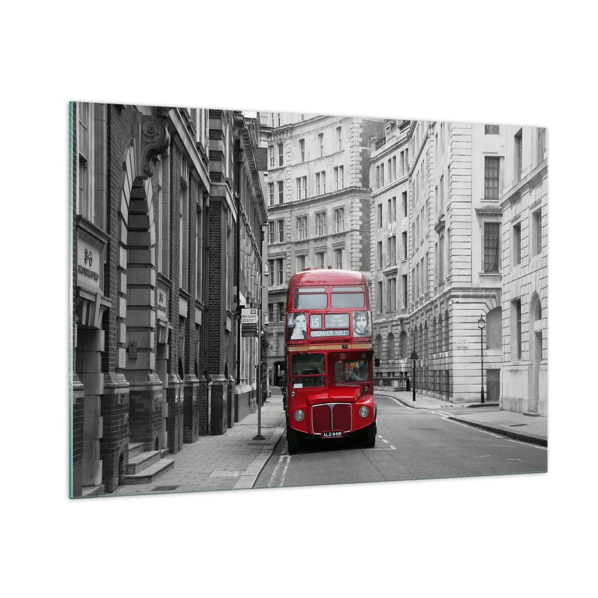 Tablou pe sticlă - Viața de zi cu zi nu trebuie să fie gri - 100x70 cm