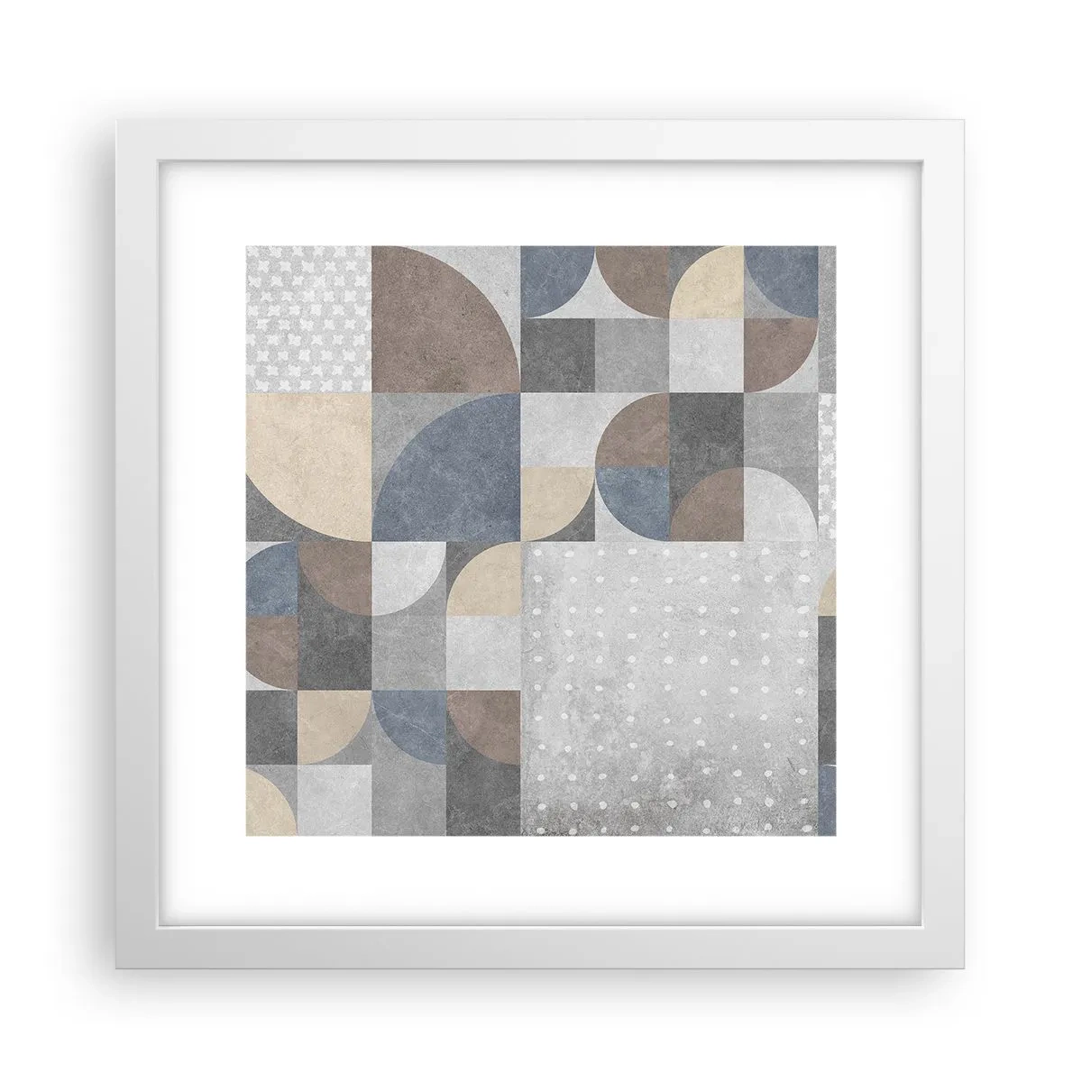 Poster în ramă albă - Fantezie ceramică - 30x30 cm