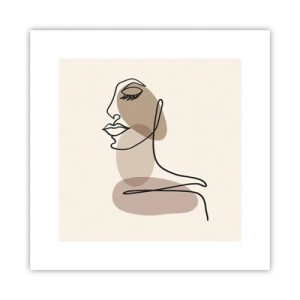 Poster - Ascultându-se pe sine - 30x30 cm