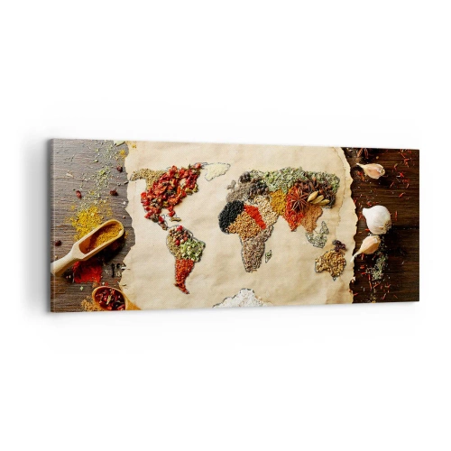 Tablou pe pânză - Toate gusturile lumii - 100x40 cm