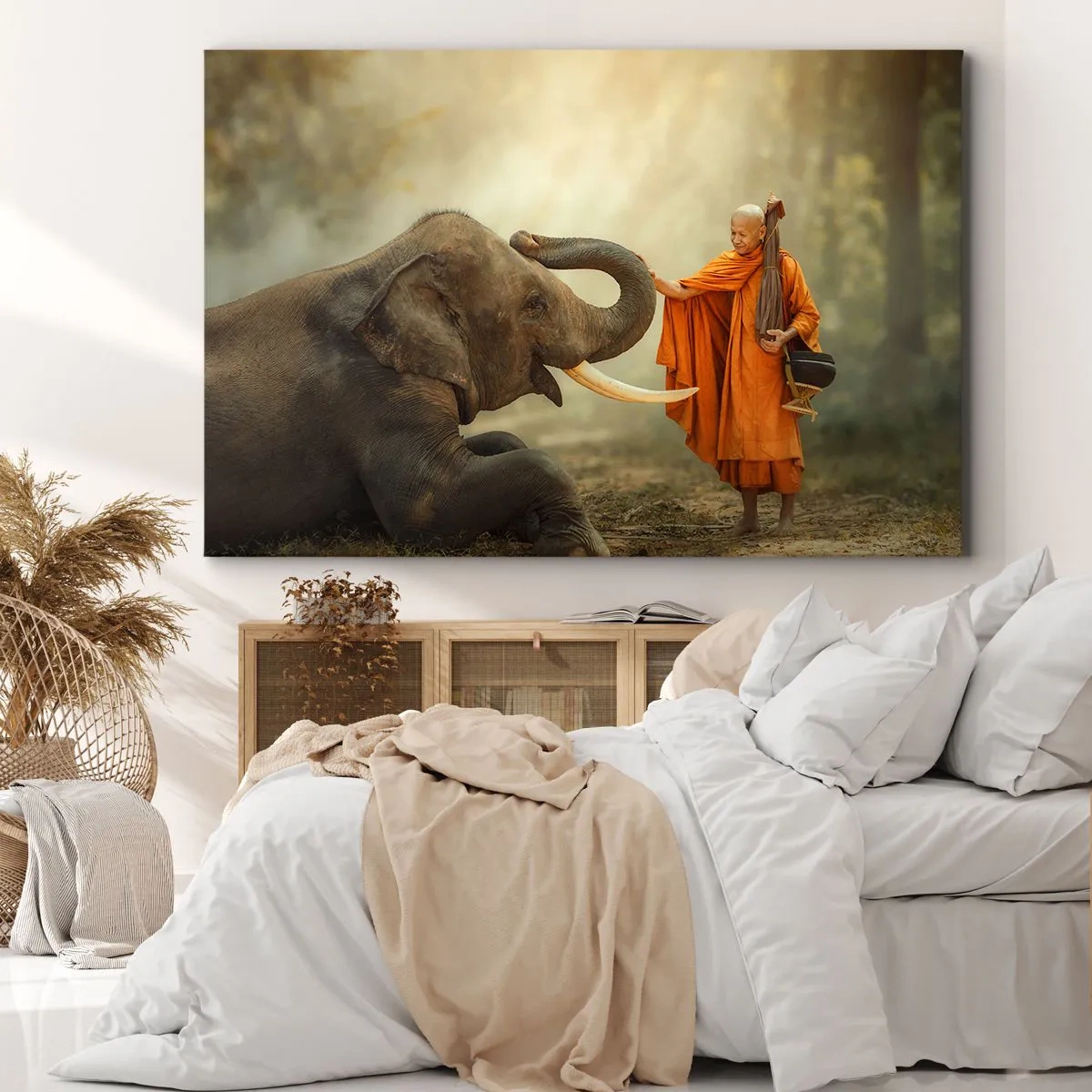 Tablou pe pânză - Întâlnire în călătorie - 120x80 cm